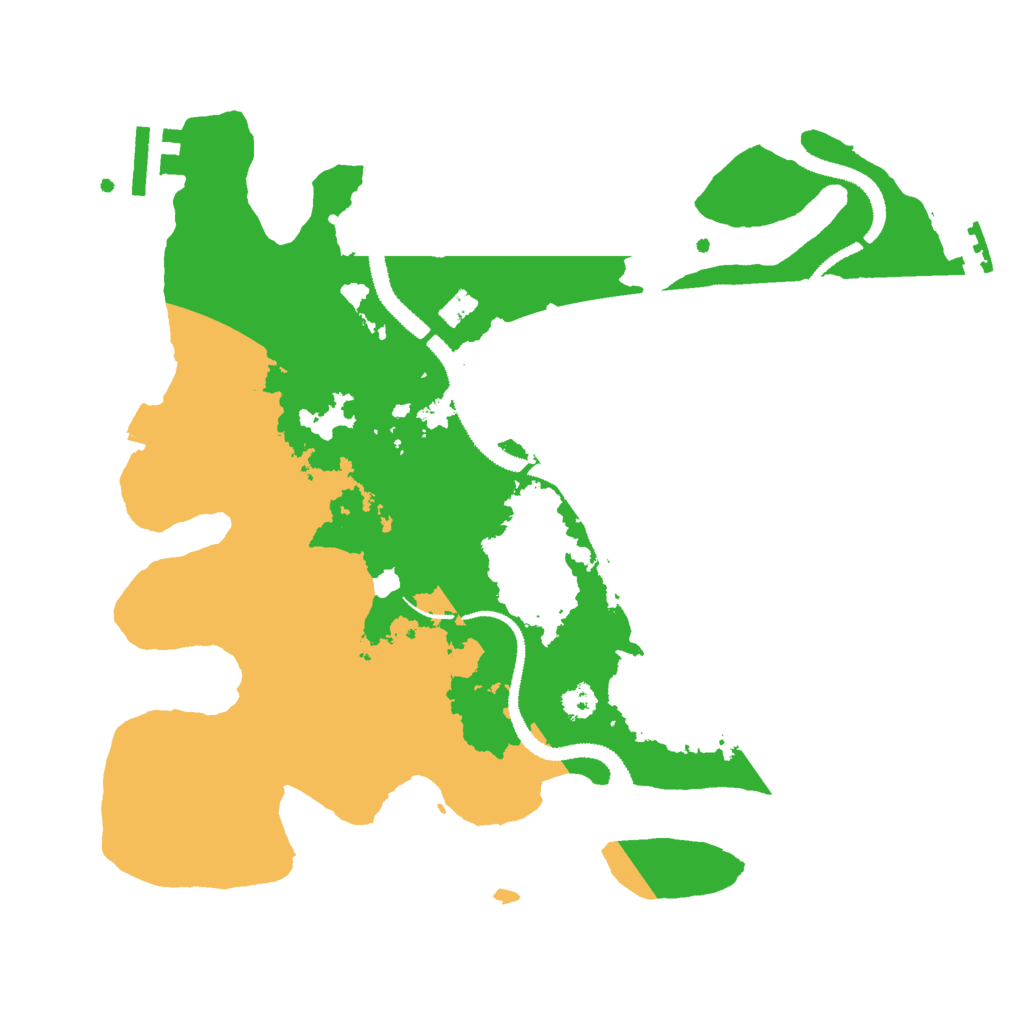 Biome Rust Map: Procedural Map, Size: 3000, Seed: 517958902