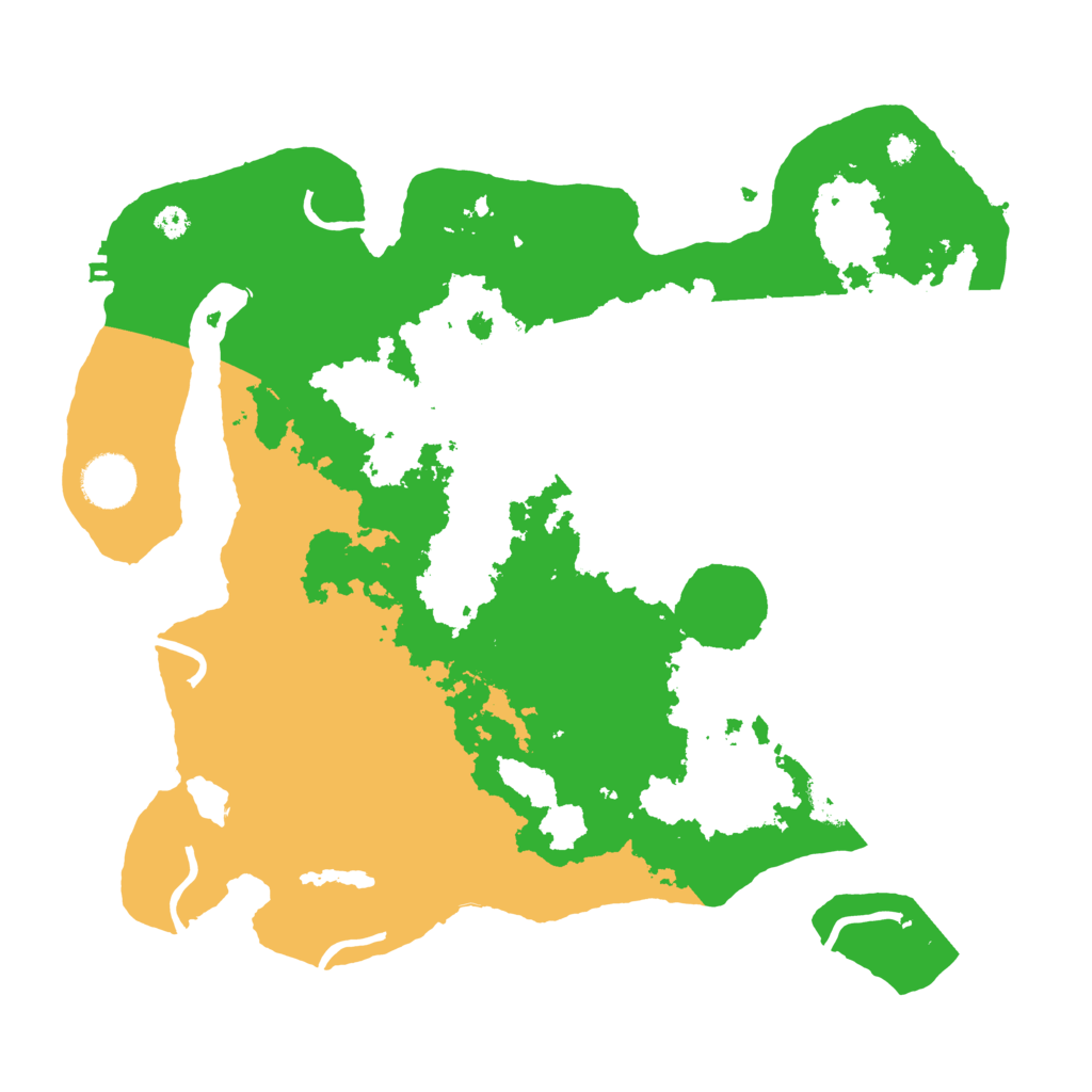 Biome Rust Map: Procedural Map, Size: 3500, Seed: 9106864