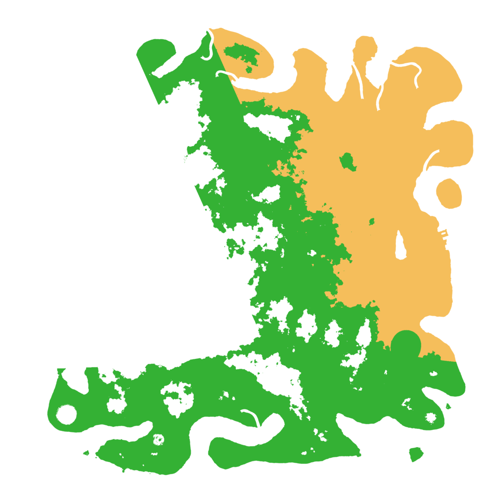 Biome Rust Map: Procedural Map, Size: 4500, Seed: 1620852034