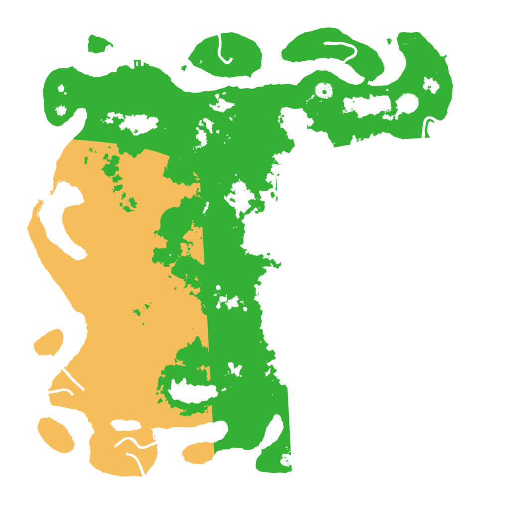Biome Rust Map: Procedural Map, Size: 4500, Seed: 1038690318