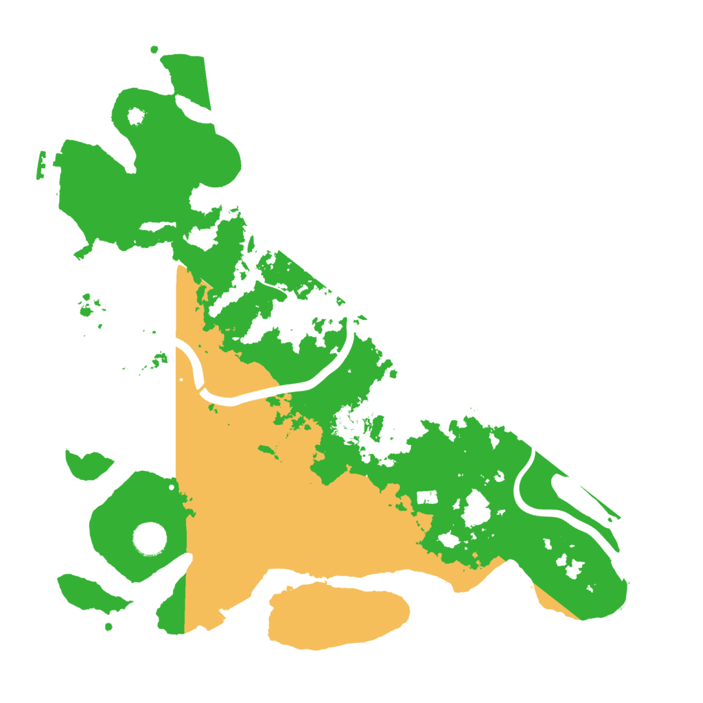 Biome Rust Map: Procedural Map, Size: 3700, Seed: 4350