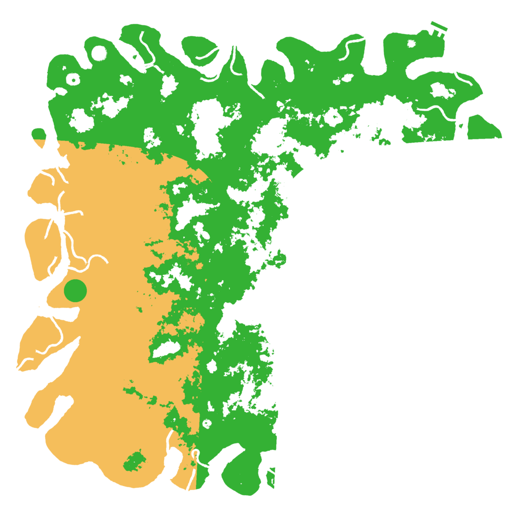 Biome Rust Map: Procedural Map, Size: 6000, Seed: 231658998