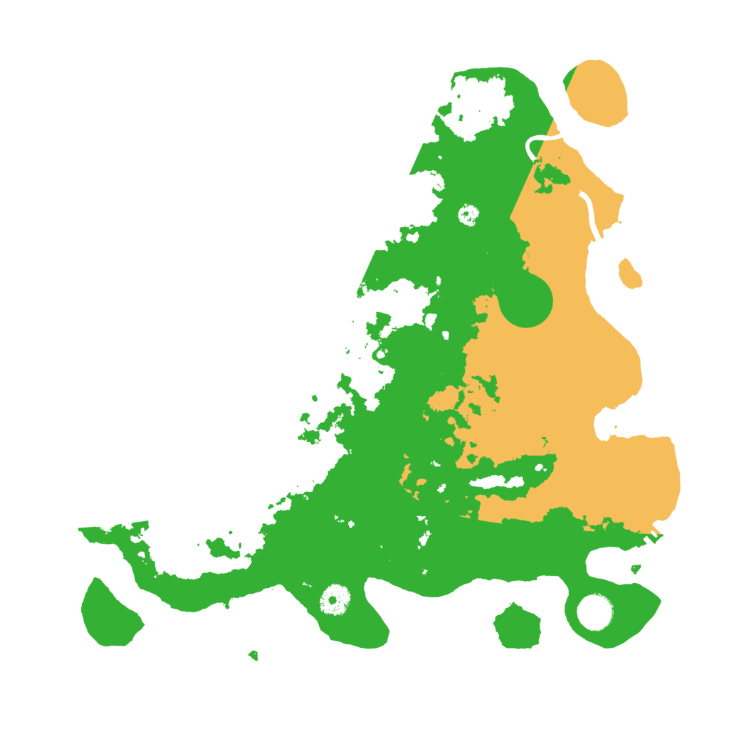 Biome Rust Map: Procedural Map, Size: 3600, Seed: 74201