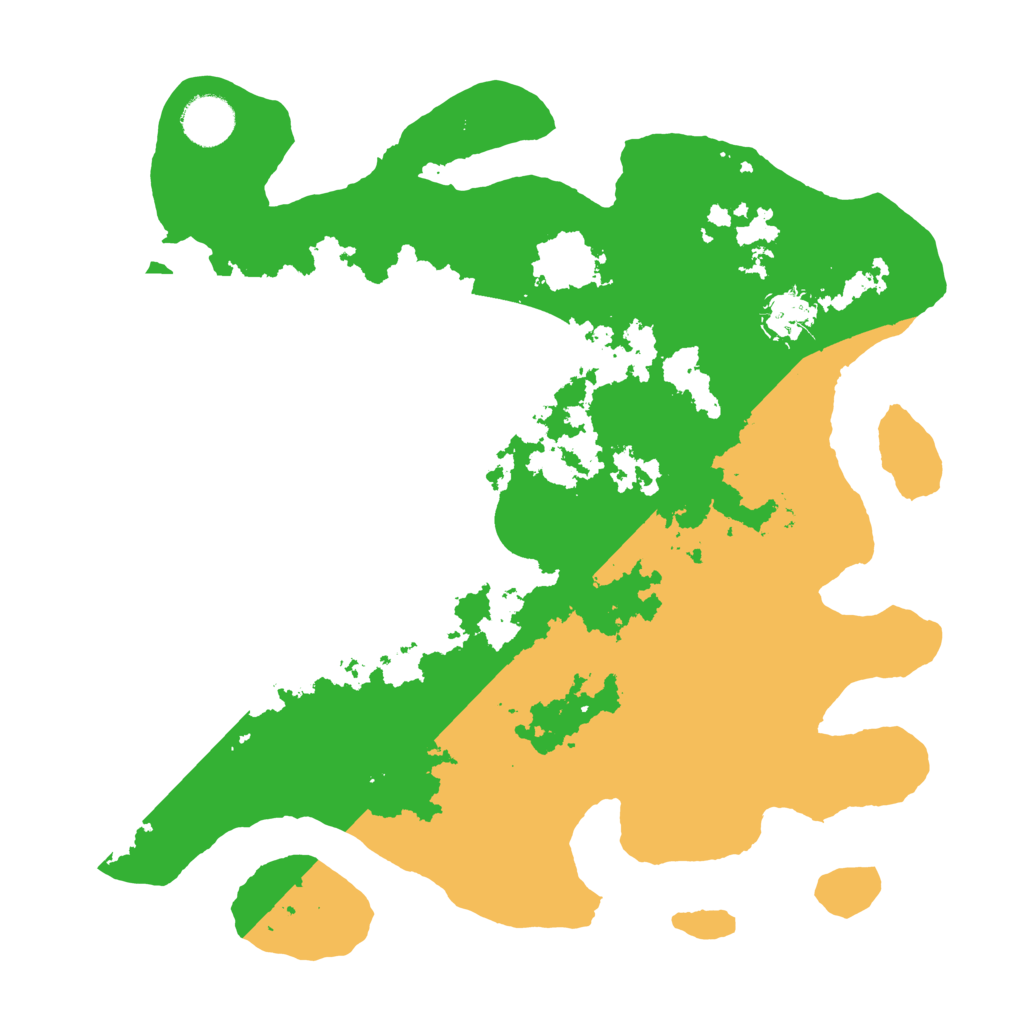 Biome Rust Map: Barren, Size: 3500, Seed: 177920335