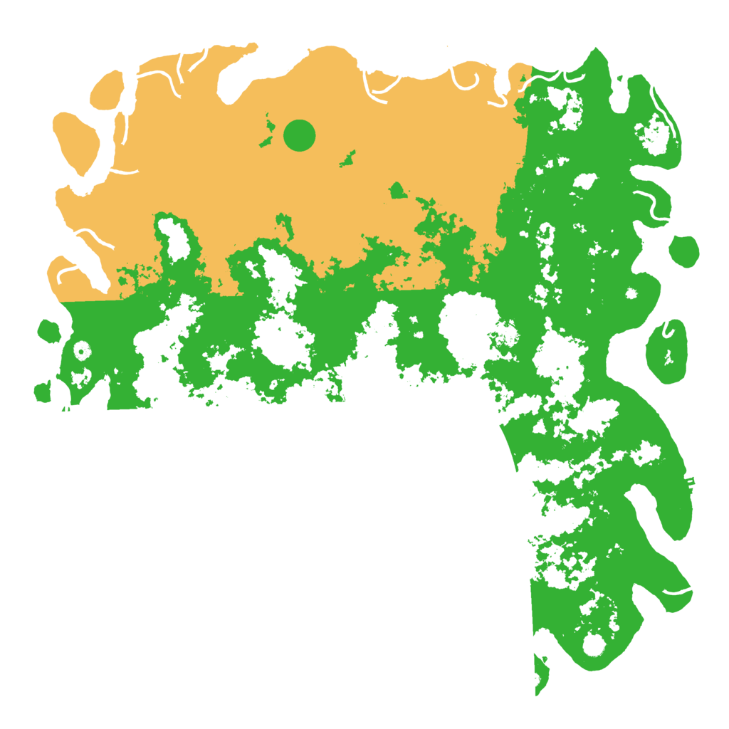 Biome Rust Map: Procedural Map, Size: 6000, Seed: 1658654078