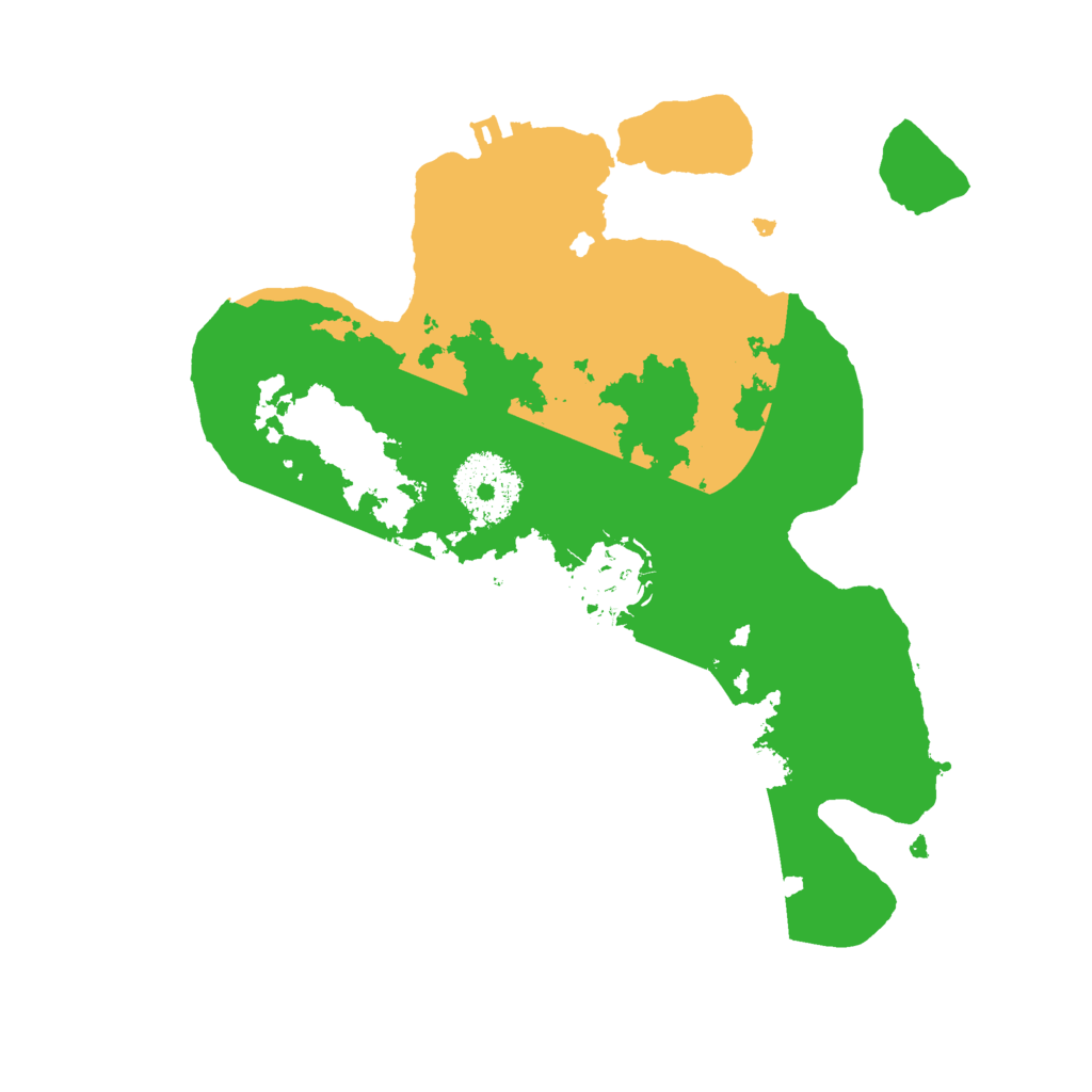 Biome Rust Map: Procedural Map, Size: 2500, Seed: 1059368754