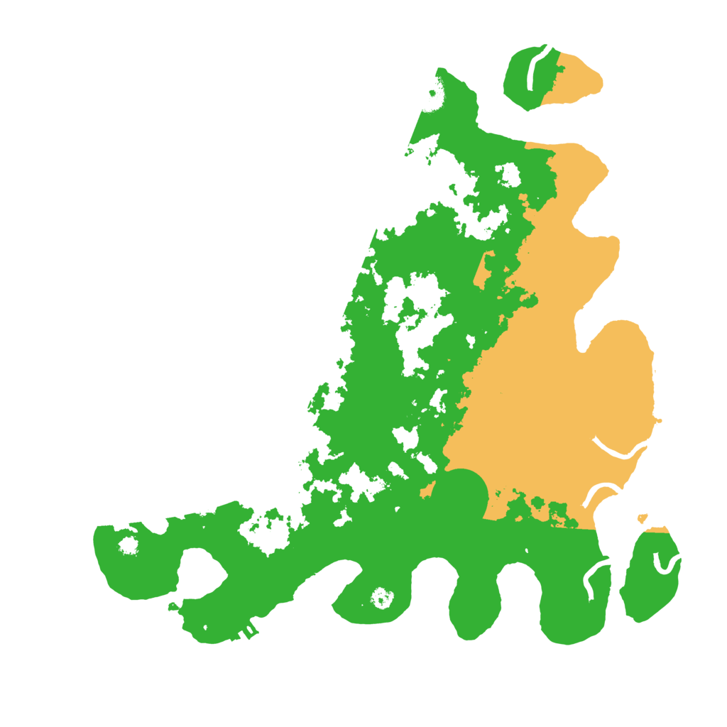Biome Rust Map: Procedural Map, Size: 3500, Seed: 3188987