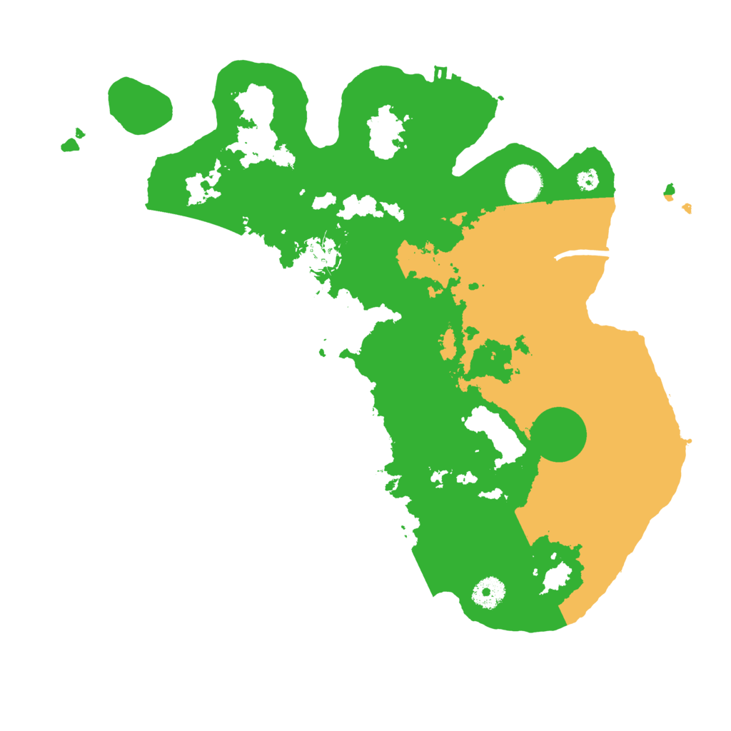Biome Rust Map: Procedural Map, Size: 3500, Seed: 1174517164