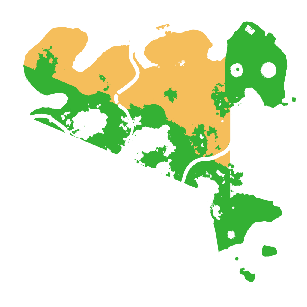 Biome Rust Map: Procedural Map, Size: 3500, Seed: 1462214941