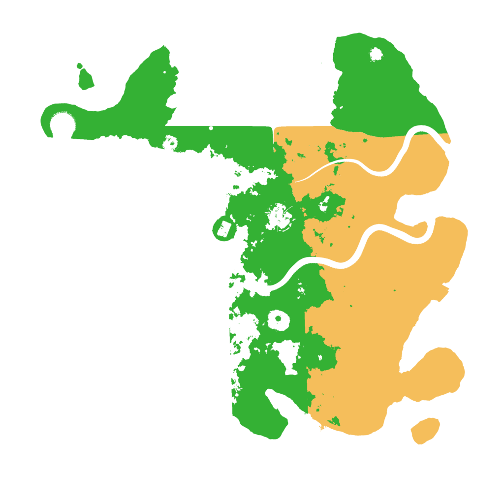 Biome Rust Map: Procedural Map, Size: 3500, Seed: 1594801726