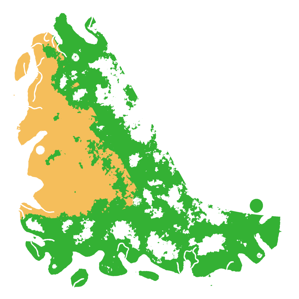 Biome Rust Map: Procedural Map, Size: 6000, Seed: 58909438