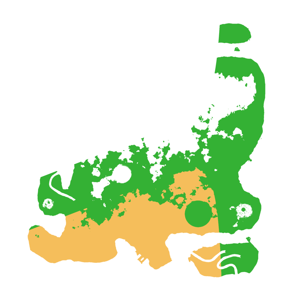 Biome Rust Map: Procedural Map, Size: 3000, Seed: 19152886