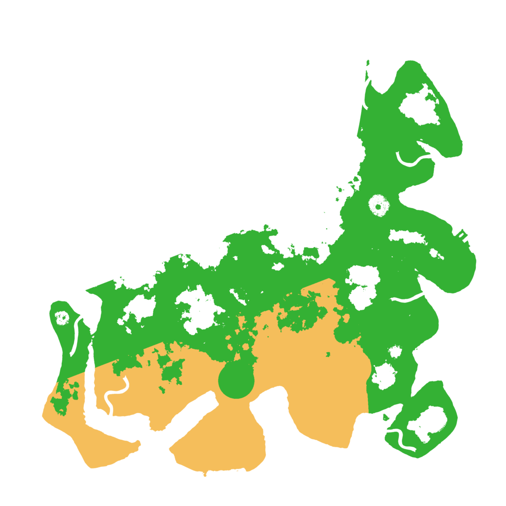 Biome Rust Map: Procedural Map, Size: 3700, Seed: 473629