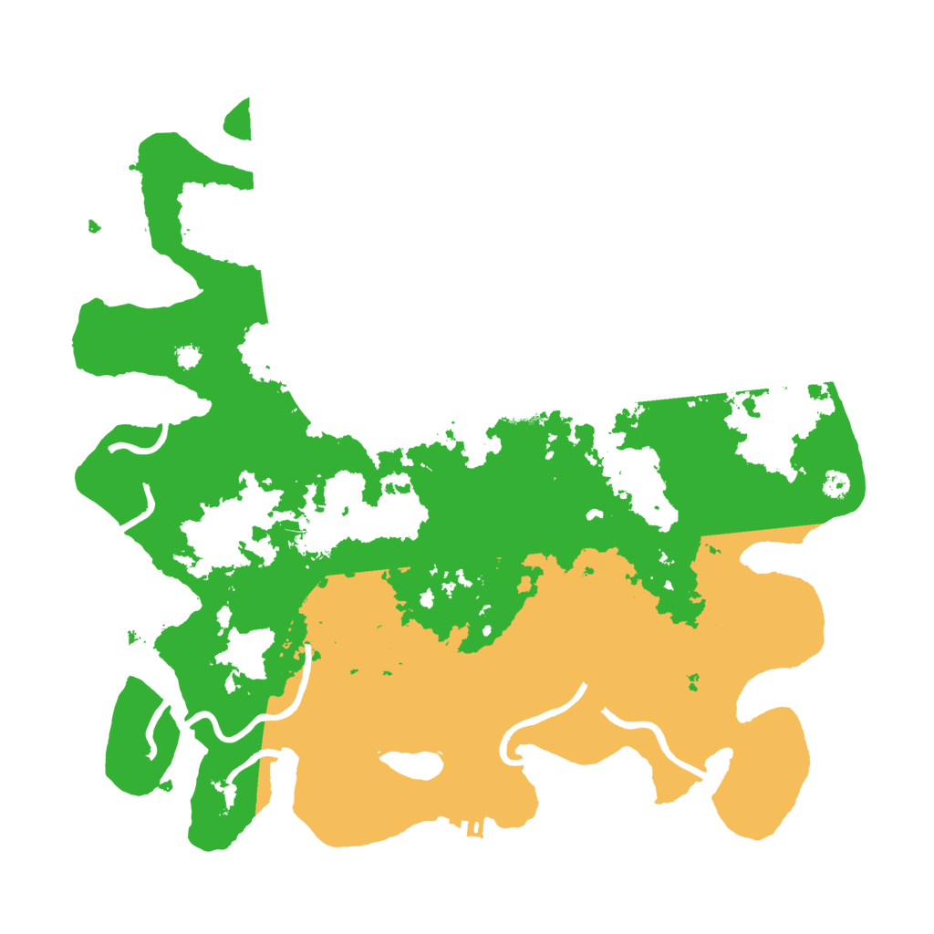 Biome Rust Map: Procedural Map, Size: 3500, Seed: 682701042