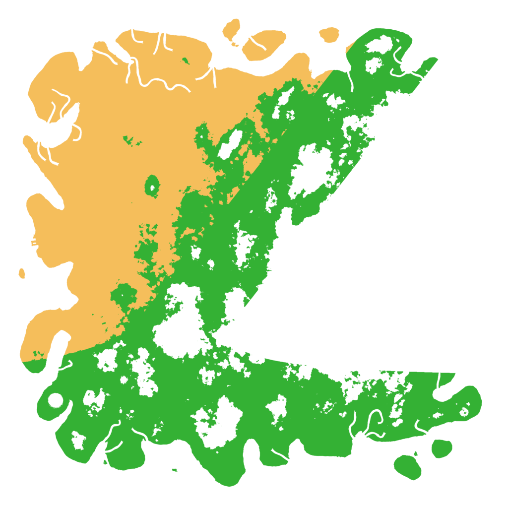 Biome Rust Map: Procedural Map, Size: 6000, Seed: 8763