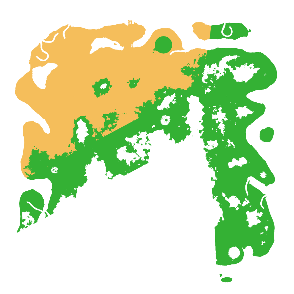 Biome Rust Map: Procedural Map, Size: 4500, Seed: 381878973