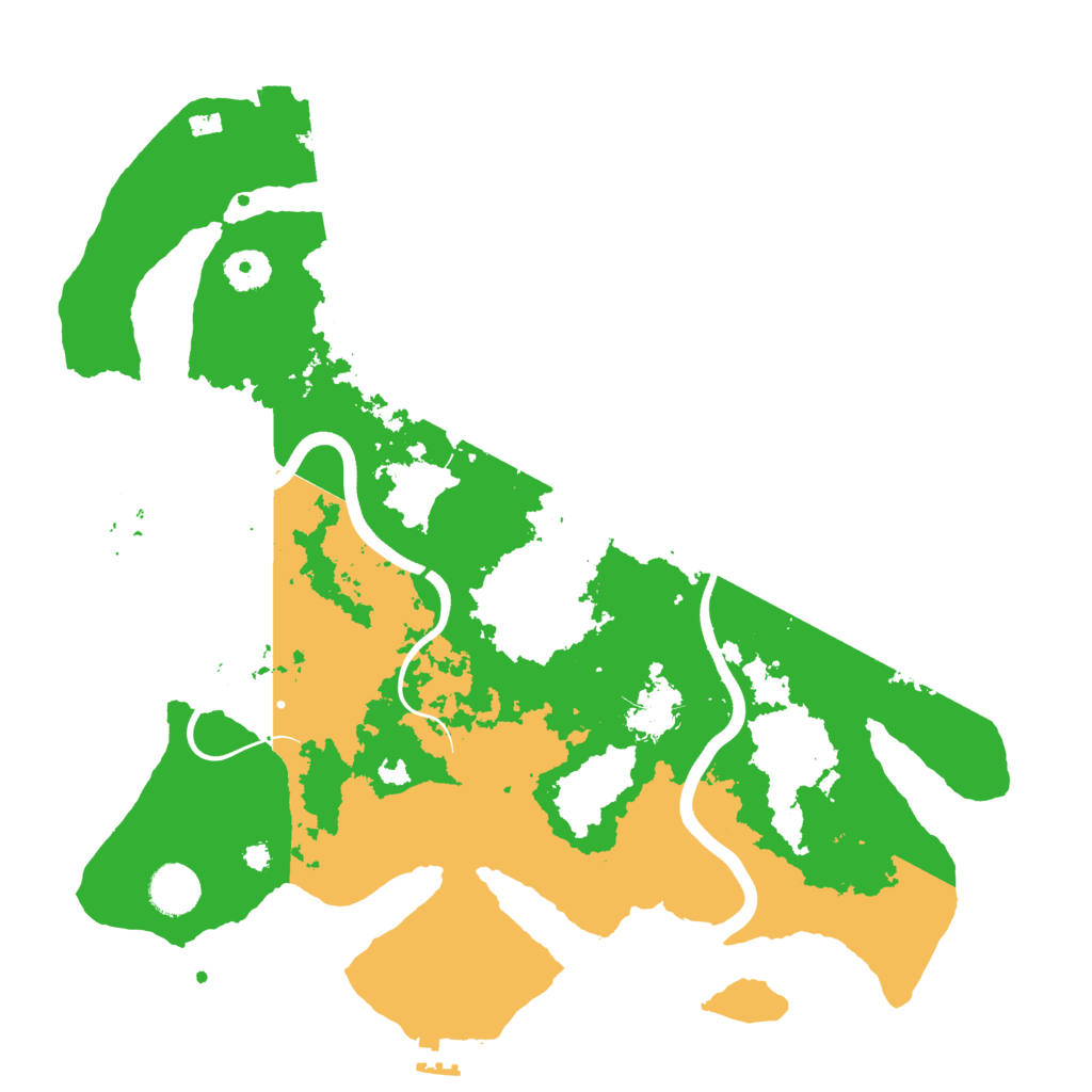 Biome Rust Map: Procedural Map, Size: 3750, Seed: 44575384