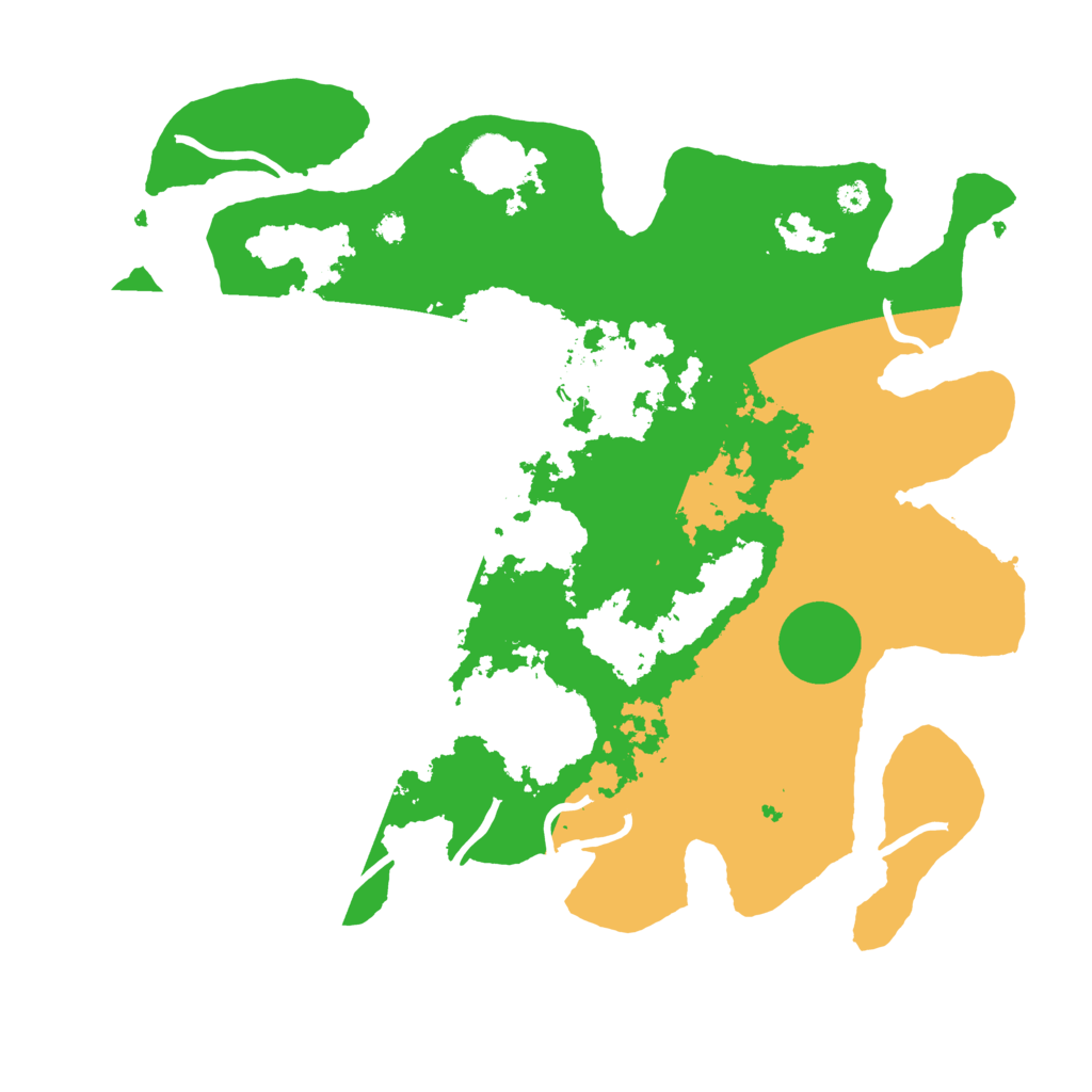 Biome Rust Map: Procedural Map, Size: 3500, Seed: 443062269
