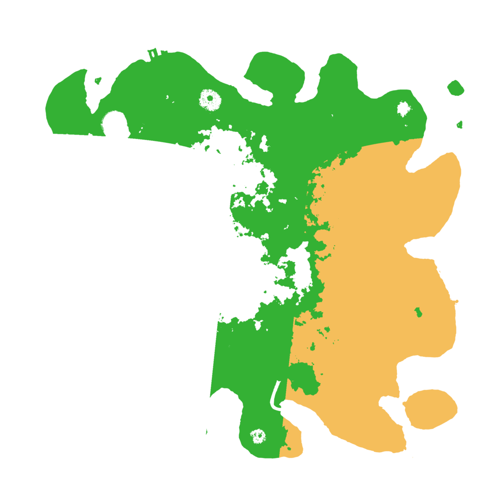 Biome Rust Map: Procedural Map, Size: 3500, Seed: 62891766