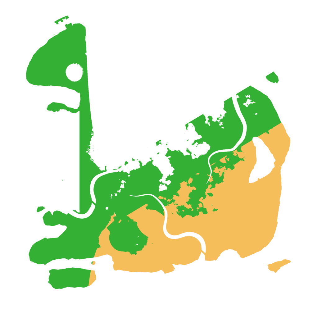 Biome Rust Map: Procedural Map, Size: 3250, Seed: 373597447