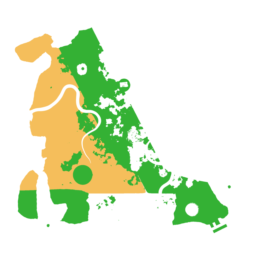 Biome Rust Map: Procedural Map, Size: 3500, Seed: 797014839