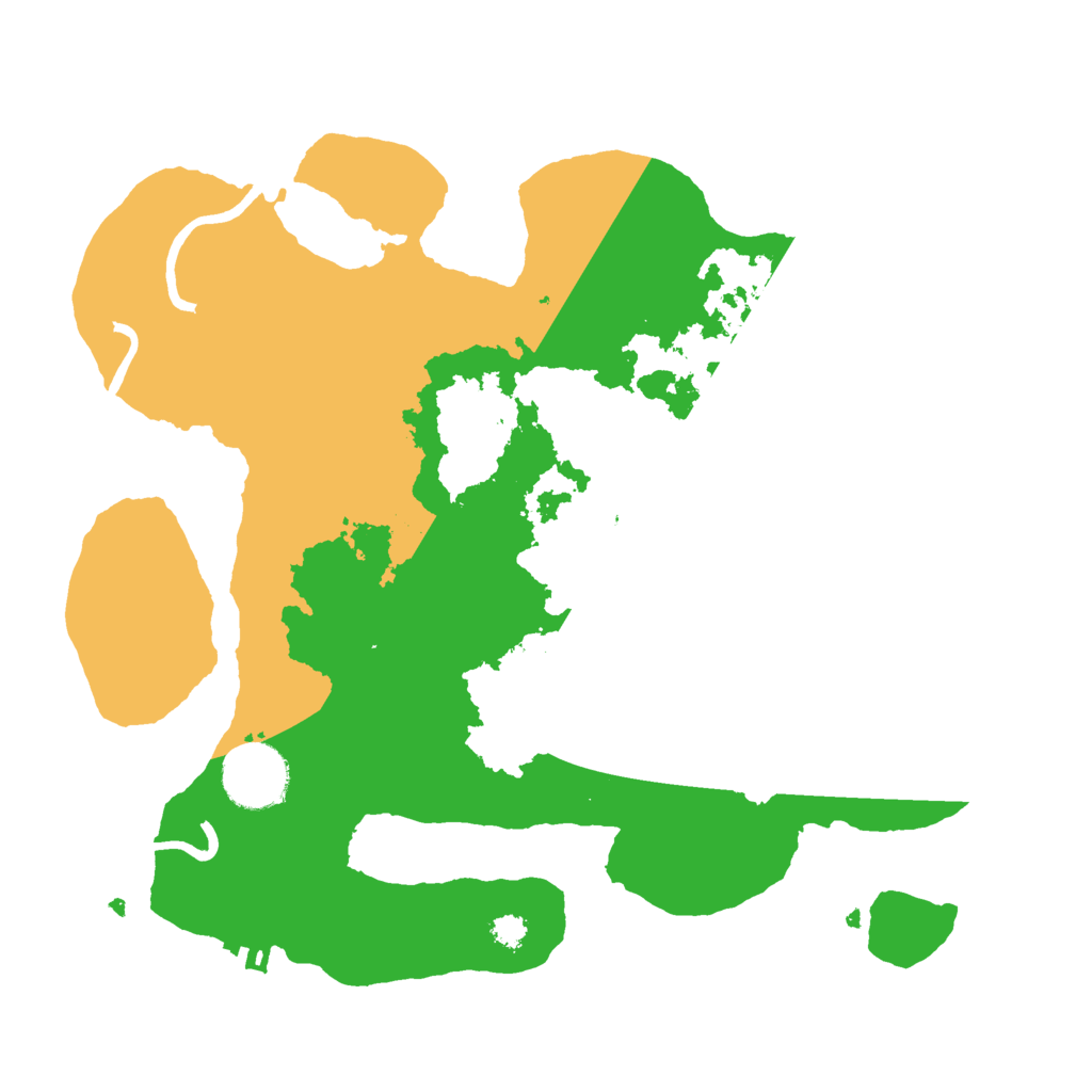 Biome Rust Map: Procedural Map, Size: 3000, Seed: 14818