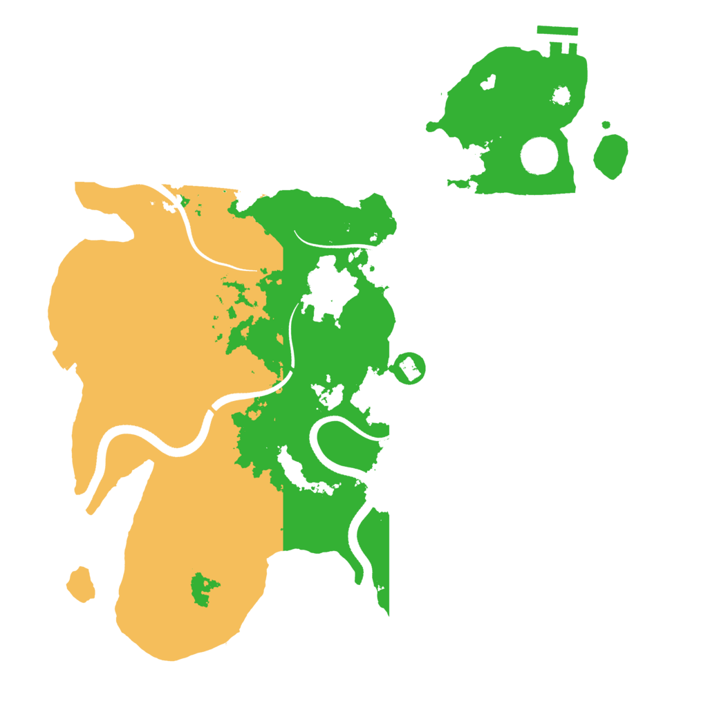 Biome Rust Map: Procedural Map, Size: 3500, Seed: 1340573965
