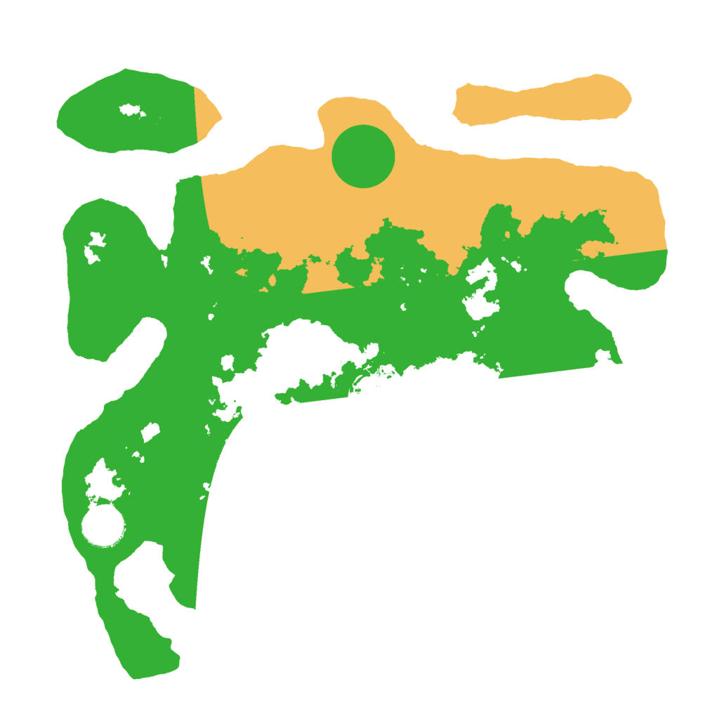 Biome Rust Map: Barren, Size: 3000, Seed: 979716250