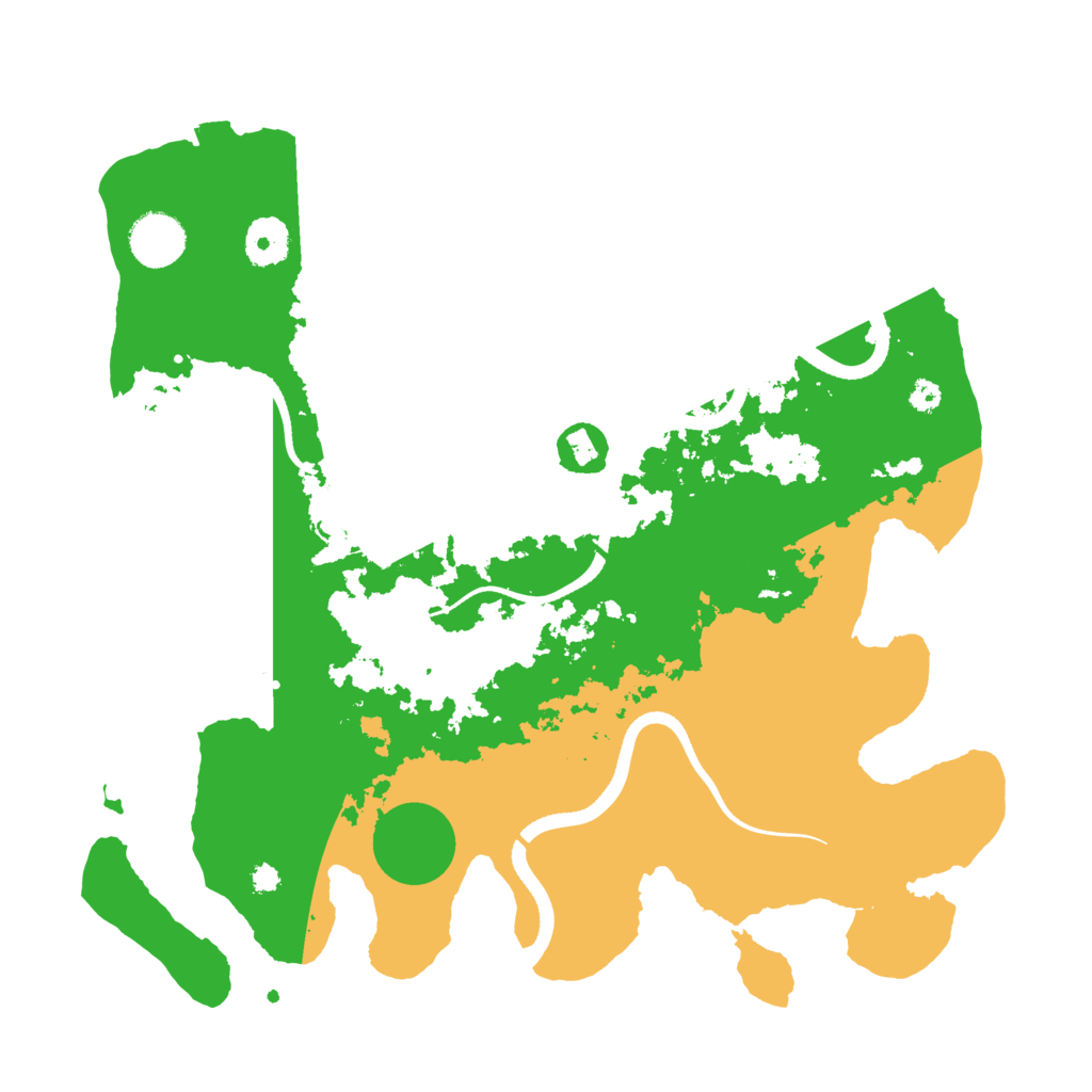 Biome Rust Map: Procedural Map, Size: 3500, Seed: 1451543676