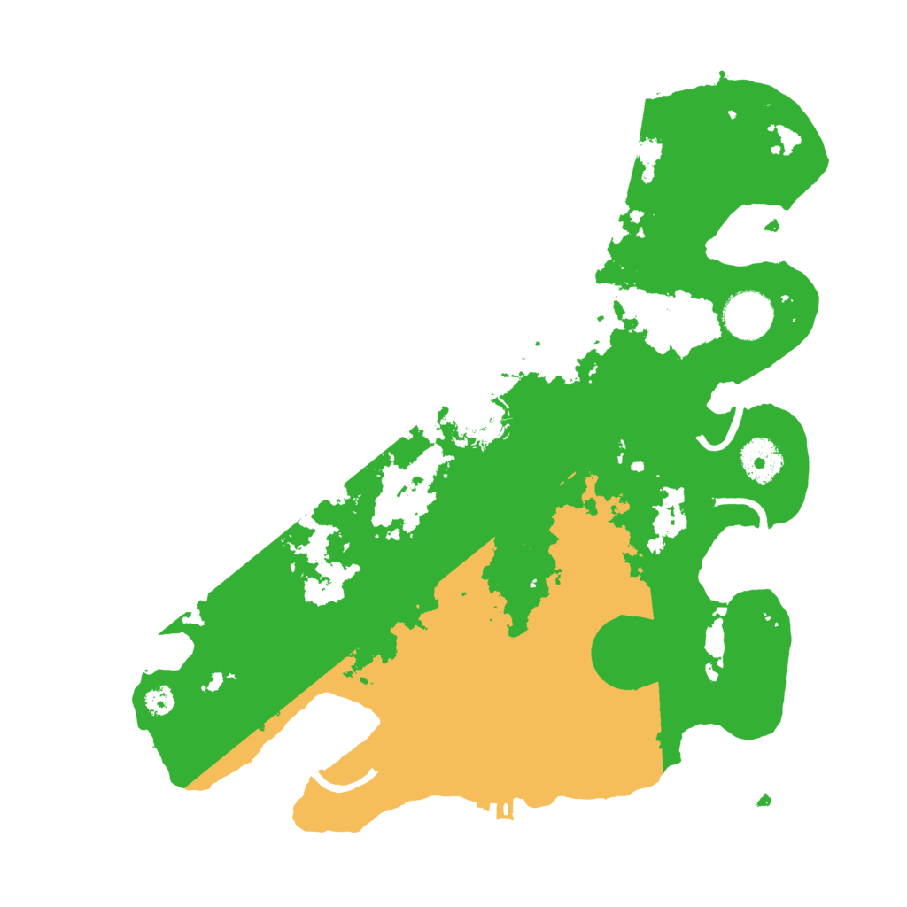 Biome Rust Map: Procedural Map, Size: 3250, Seed: 40552548