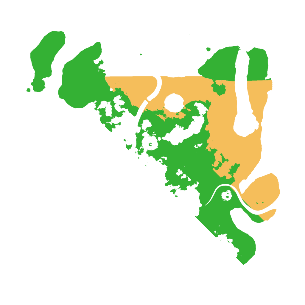 Biome Rust Map: Procedural Map, Size: 3000, Seed: 1656470957