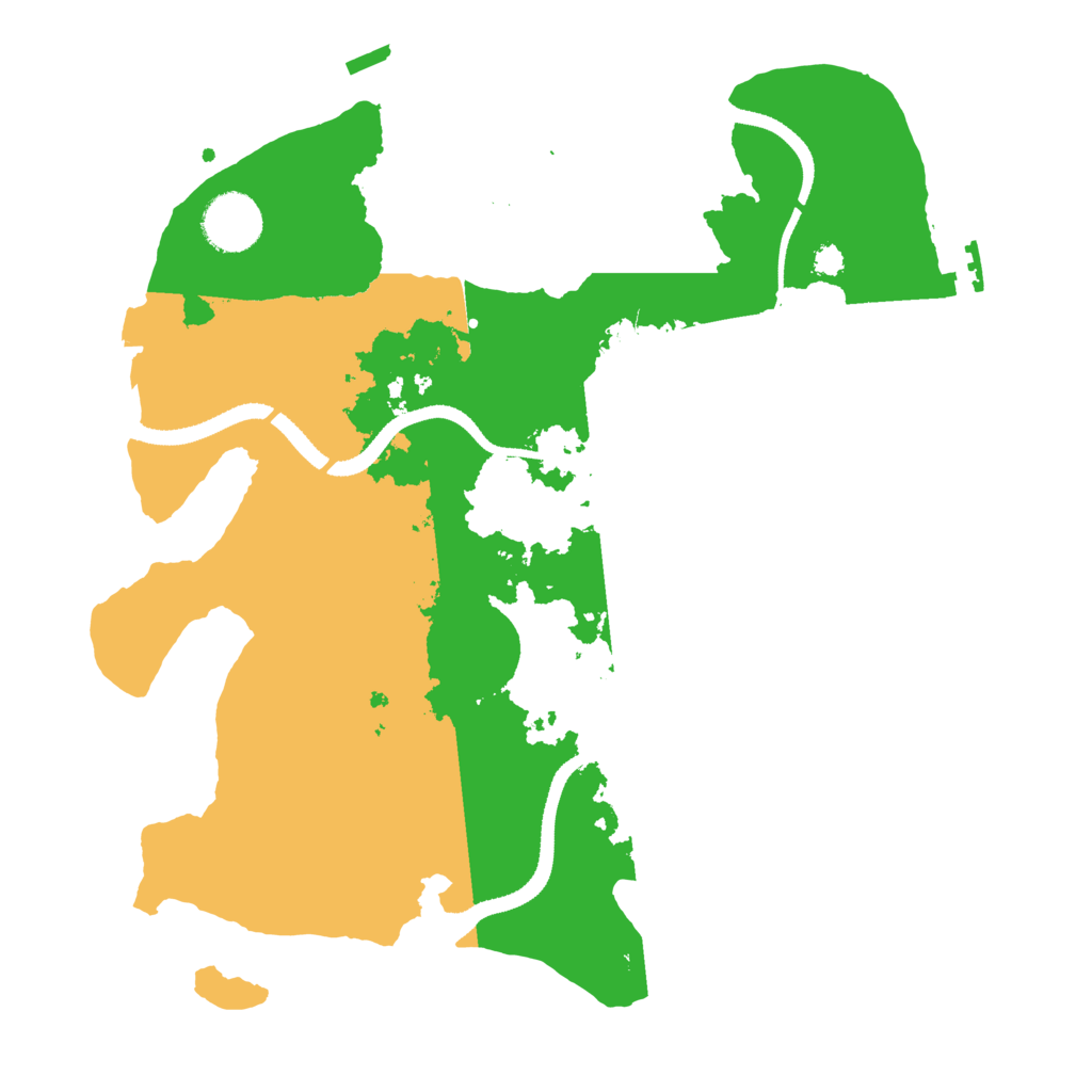 Biome Rust Map: Procedural Map, Size: 3250, Seed: 290728951