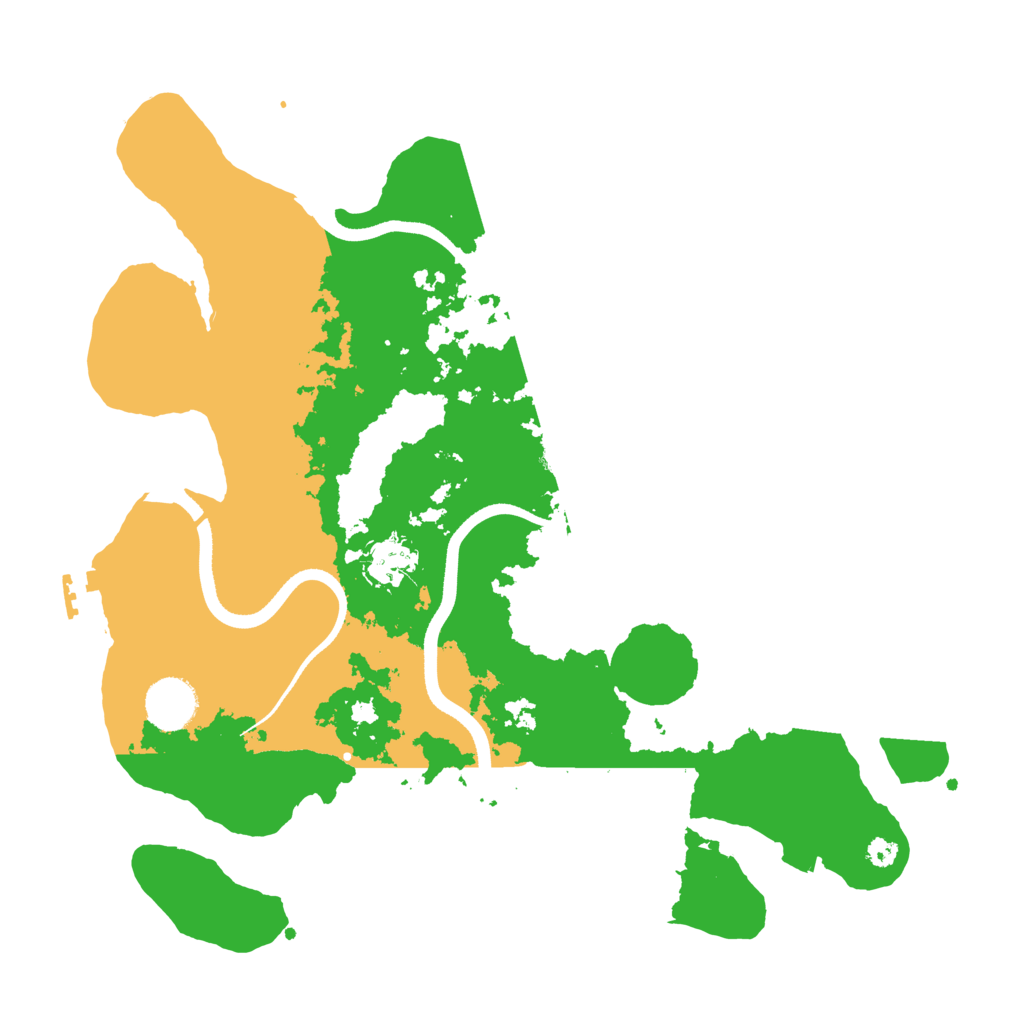 Biome Rust Map: Procedural Map, Size: 3500, Seed: 1912094592