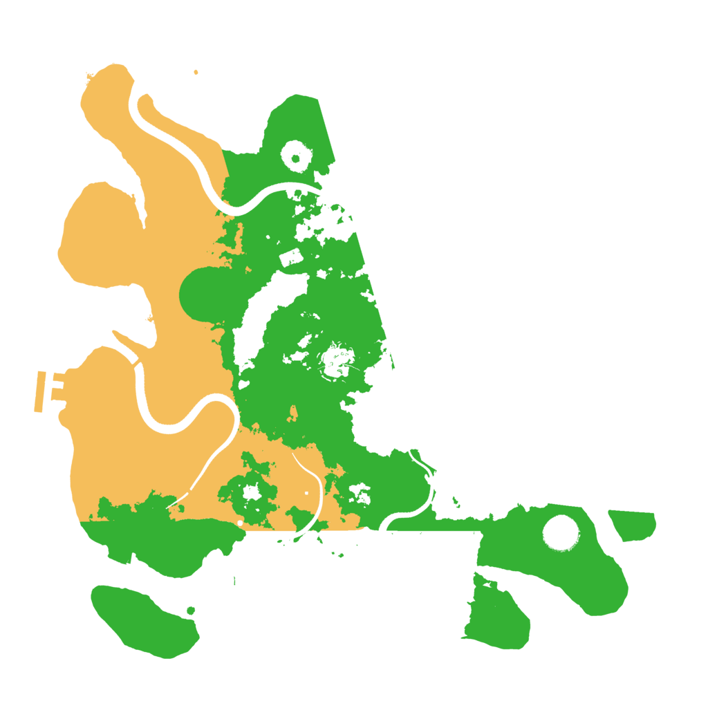 Biome Rust Map: Procedural Map, Size: 3500, Seed: 1912094592
