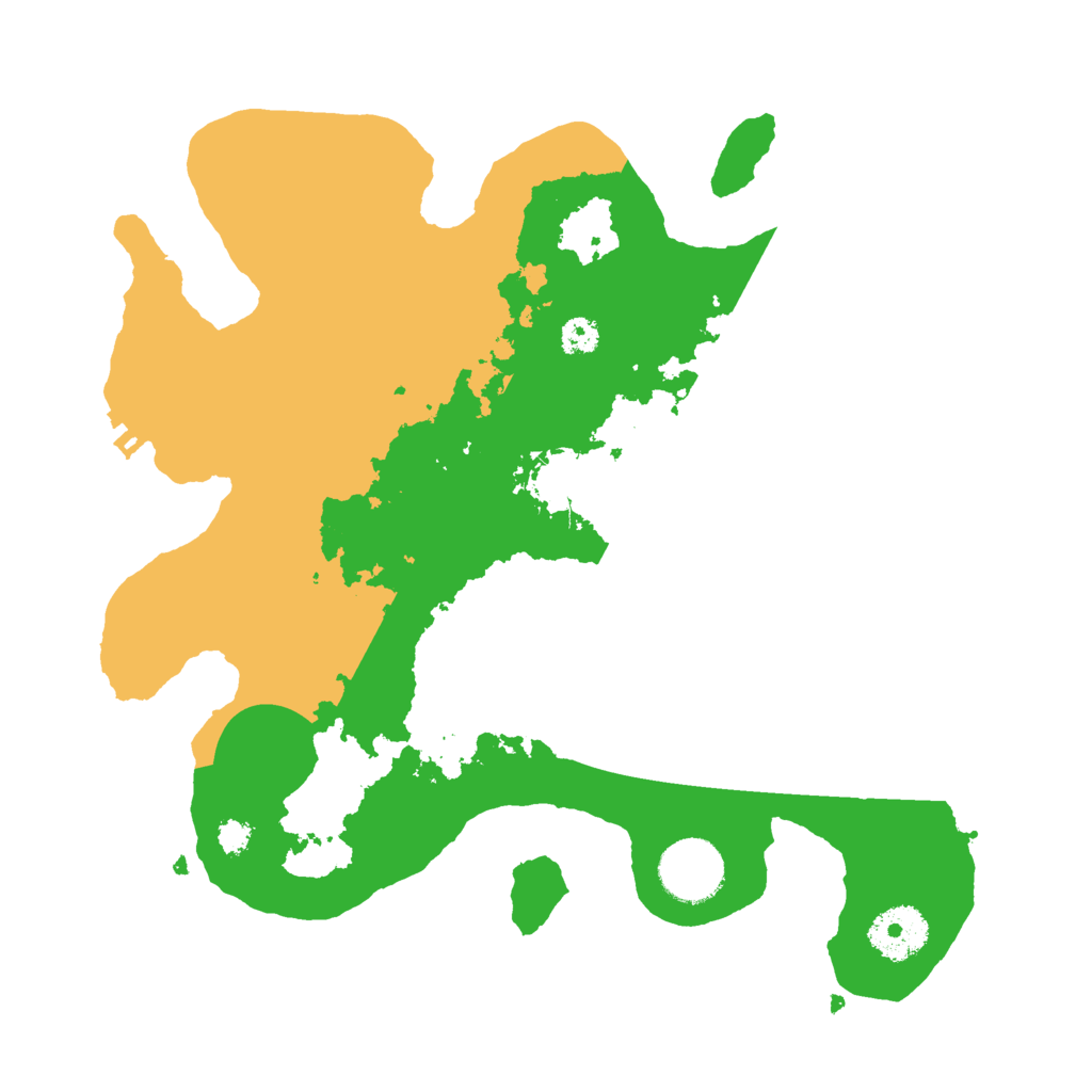 Biome Rust Map: Procedural Map, Size: 3000, Seed: 627397830