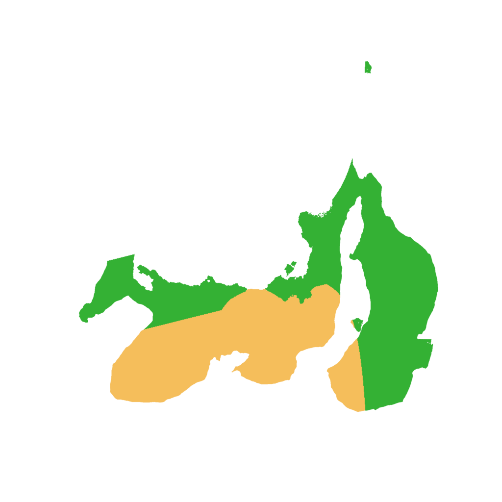 Biome Rust Map: Procedural Map, Size: 2000, Seed: 8546203