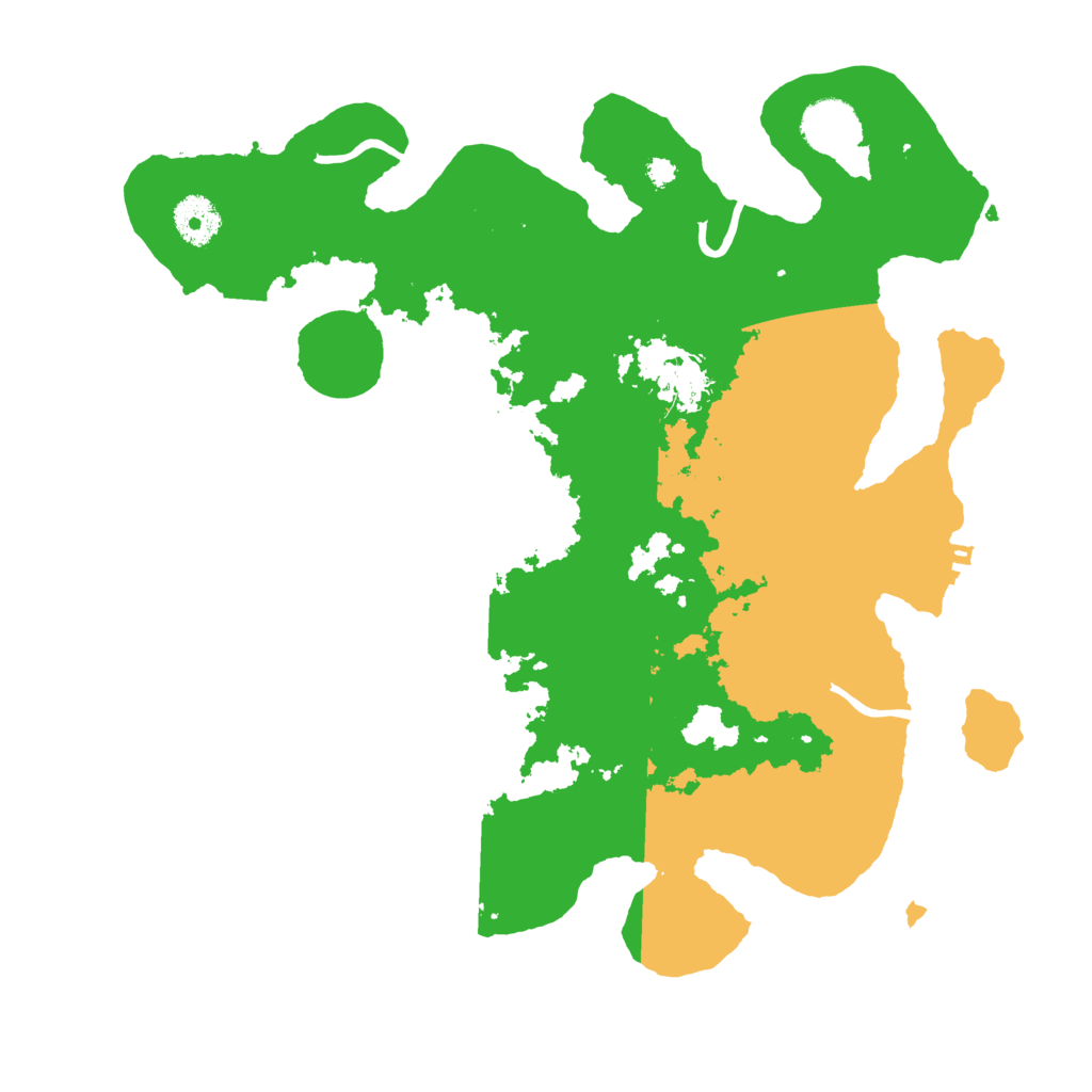 Biome Rust Map: Procedural Map, Size: 3500, Seed: 817352