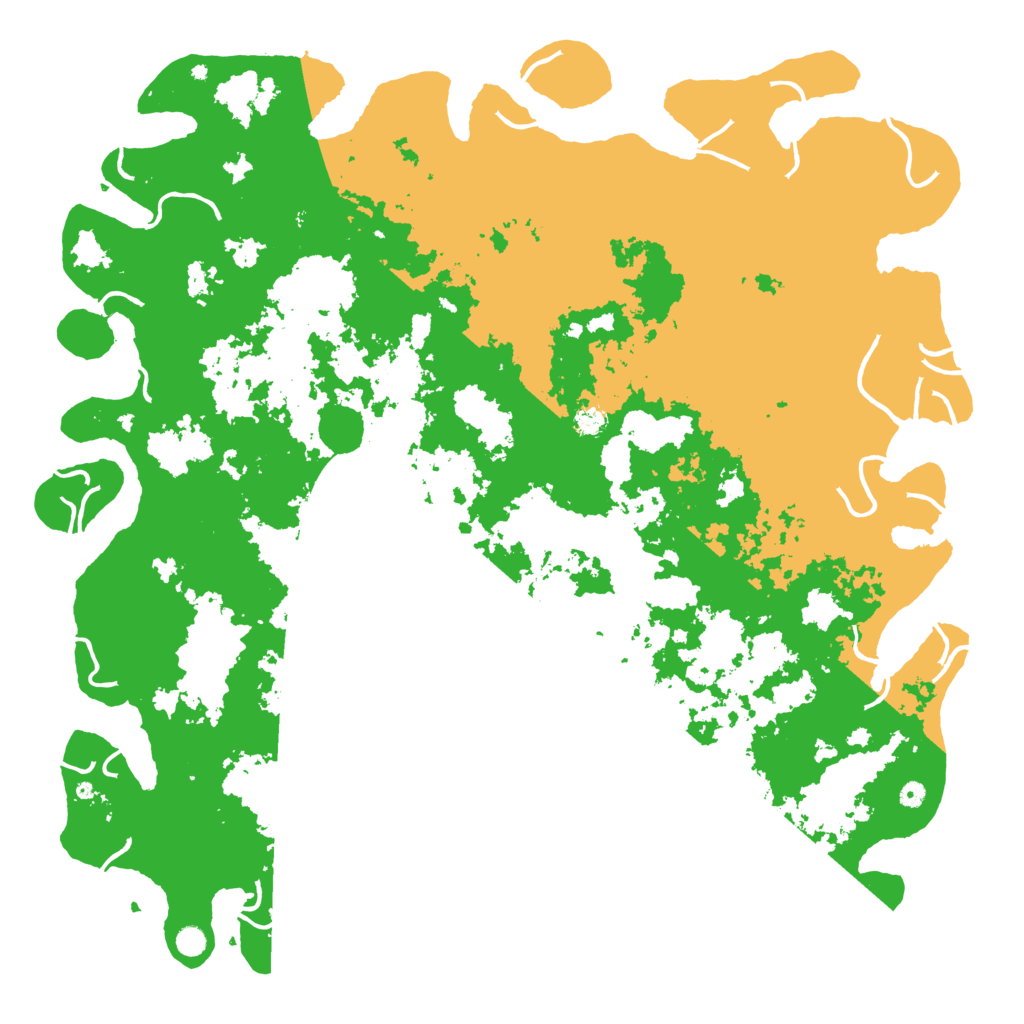 Biome Rust Map: Procedural Map, Size: 6000, Seed: 892151525