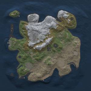 Thumbnail Rust Map: Procedural Map, Size: 3000, Seed: 300186006, 13 Monuments