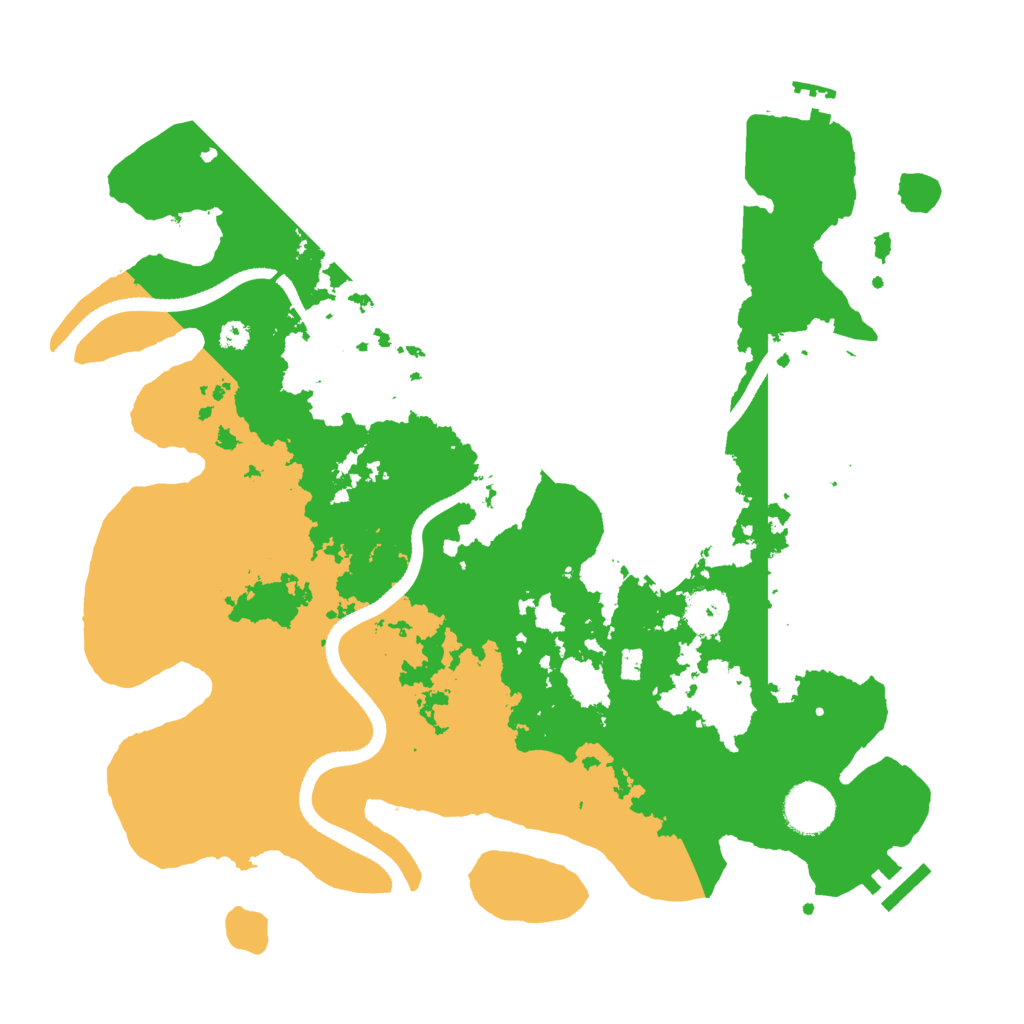 Biome Rust Map: Procedural Map, Size: 3500, Seed: 971858535