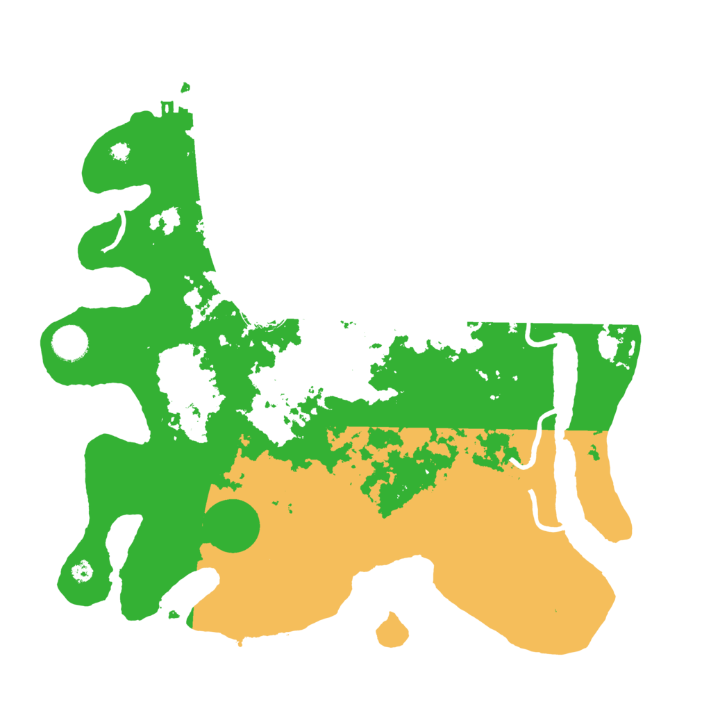 Biome Rust Map: Procedural Map, Size: 3500, Seed: 1383256733