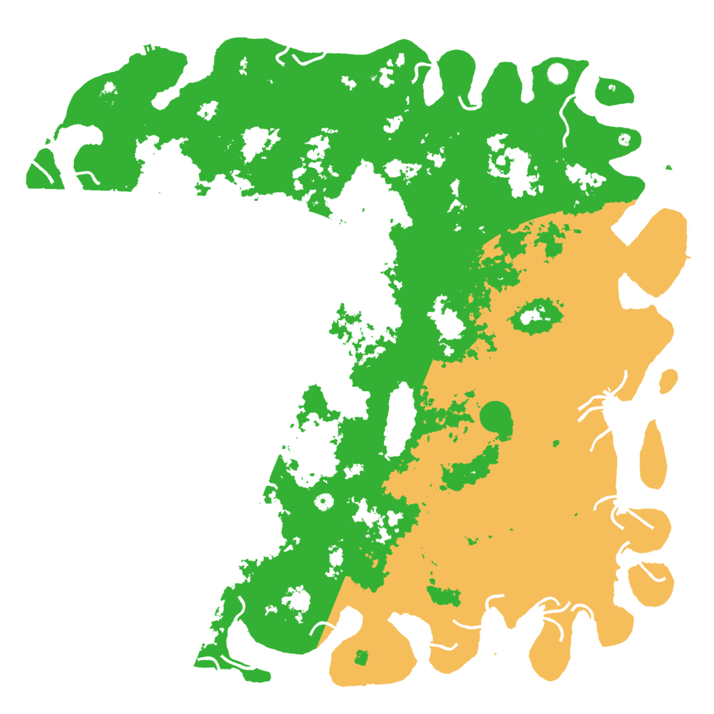 Biome Rust Map: Procedural Map, Size: 6000, Seed: 6862