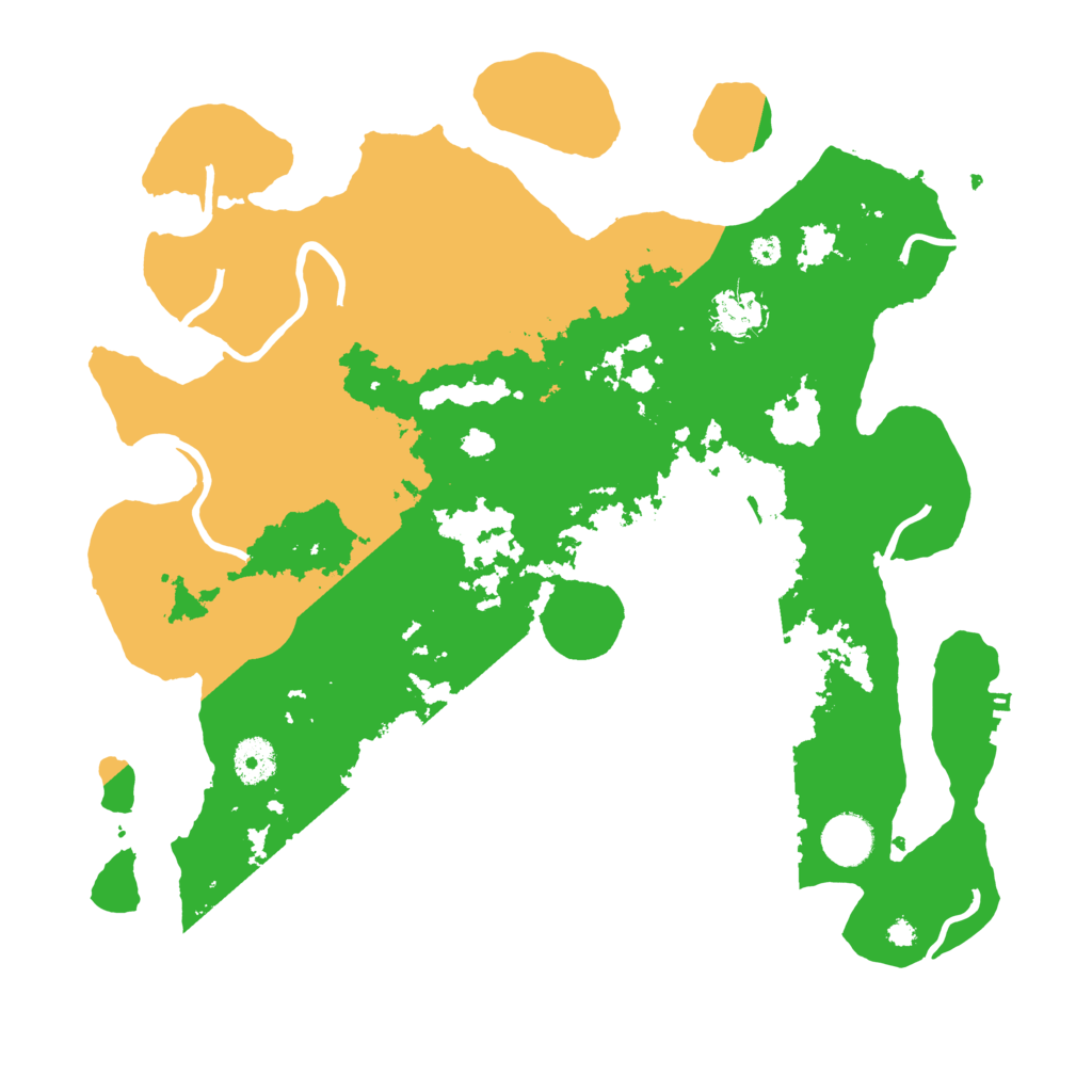 Biome Rust Map: Procedural Map, Size: 3700, Seed: 1466576428