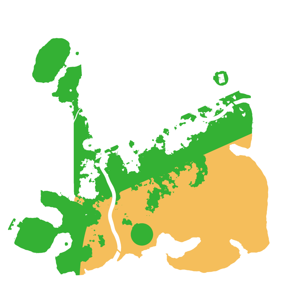 Biome Rust Map: Procedural Map, Size: 3500, Seed: 695366344