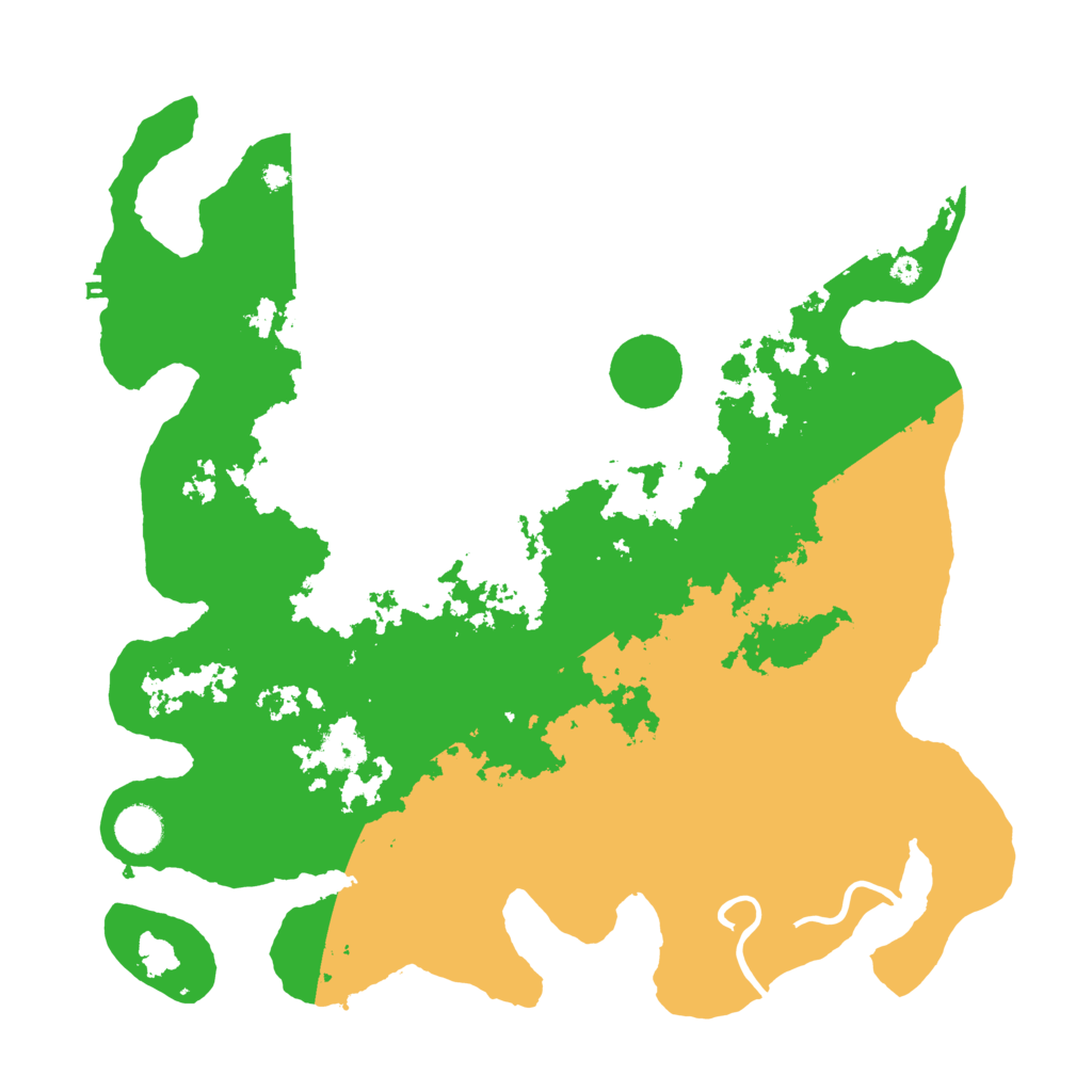 Biome Rust Map: Procedural Map, Size: 4000, Seed: 895254