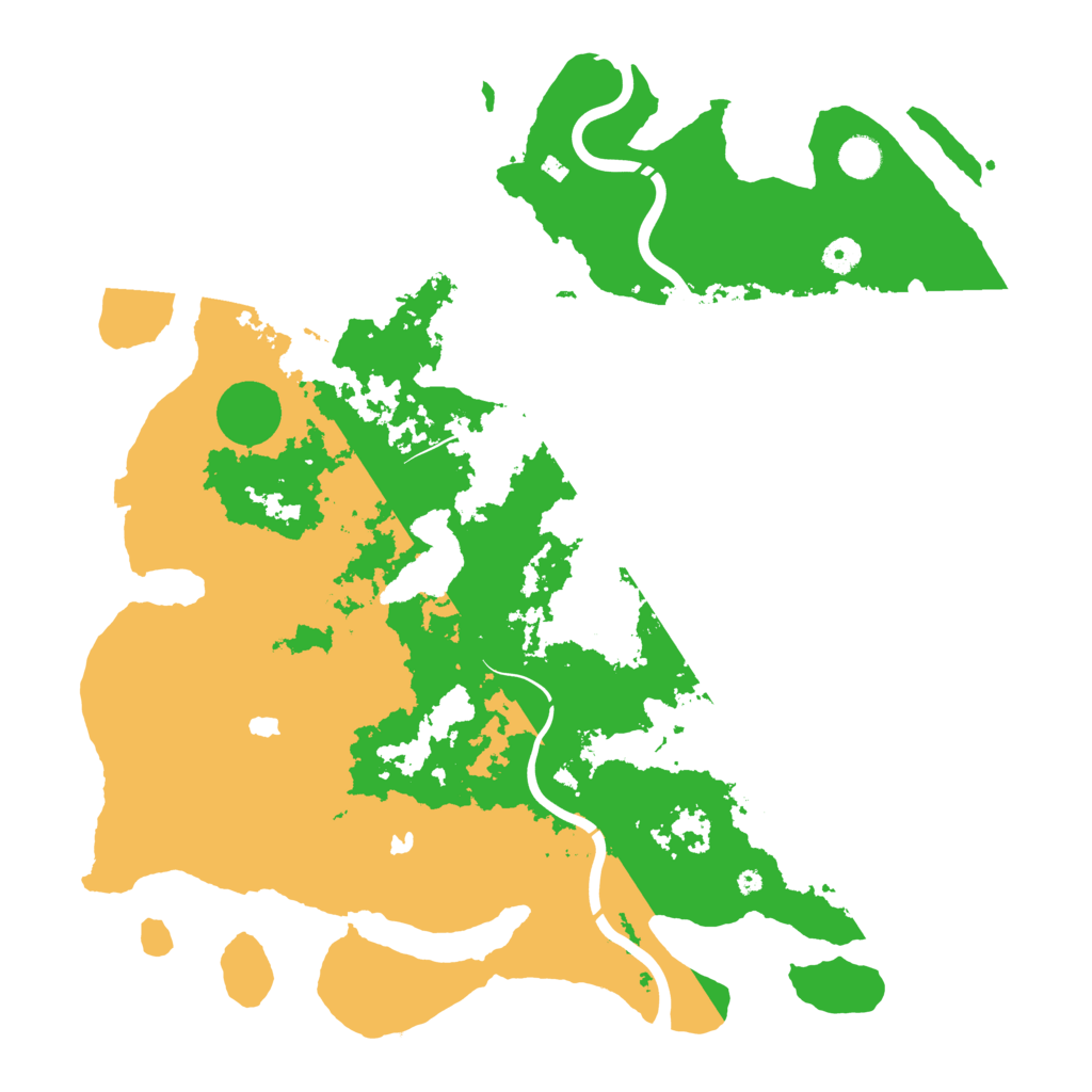 Biome Rust Map: Procedural Map, Size: 4500, Seed: 779903458