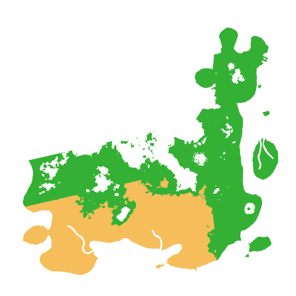 Biome Rust Map: Procedural Map, Size: 4000, Seed: 729147898