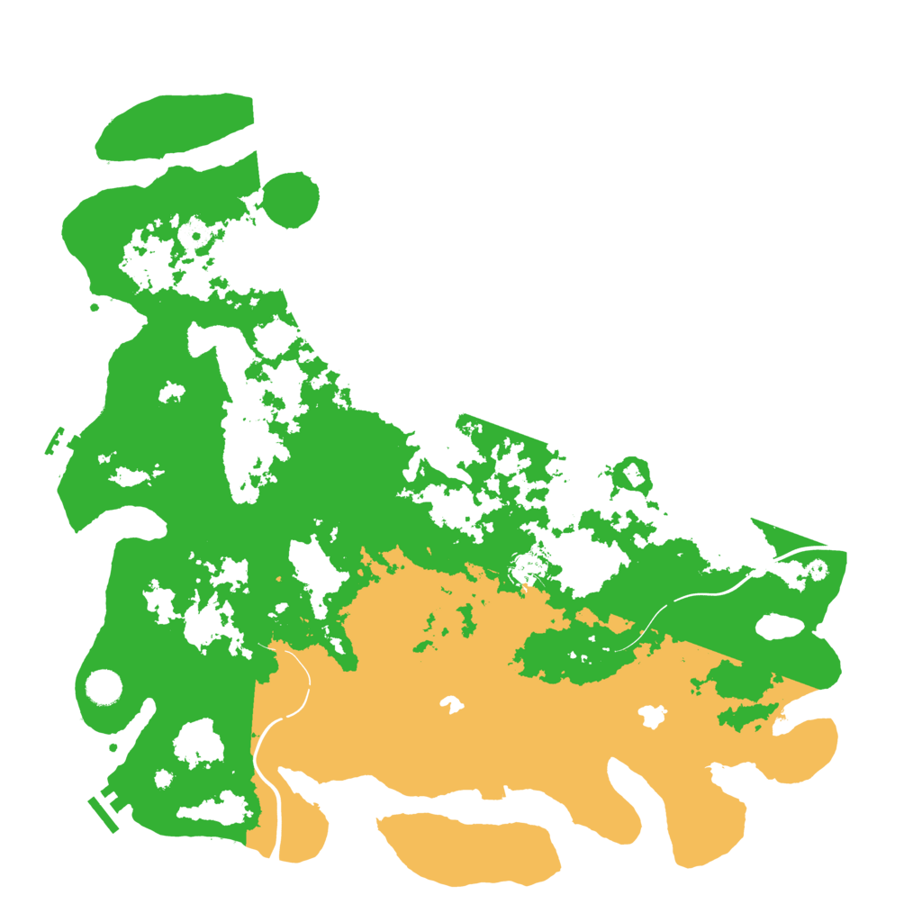 Biome Rust Map: Procedural Map, Size: 4500, Seed: 1840569908