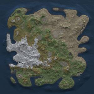 Thumbnail Rust Map: Procedural Map, Size: 4250, Seed: 764541145, 18 Monuments