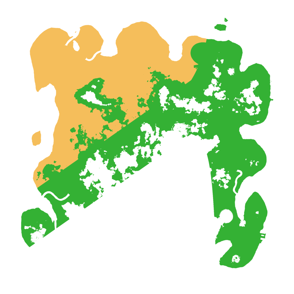 Biome Rust Map: Procedural Map, Size: 3800, Seed: 274823751